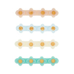 Haarspangen, 4-er Set "Pastel Flower Power"