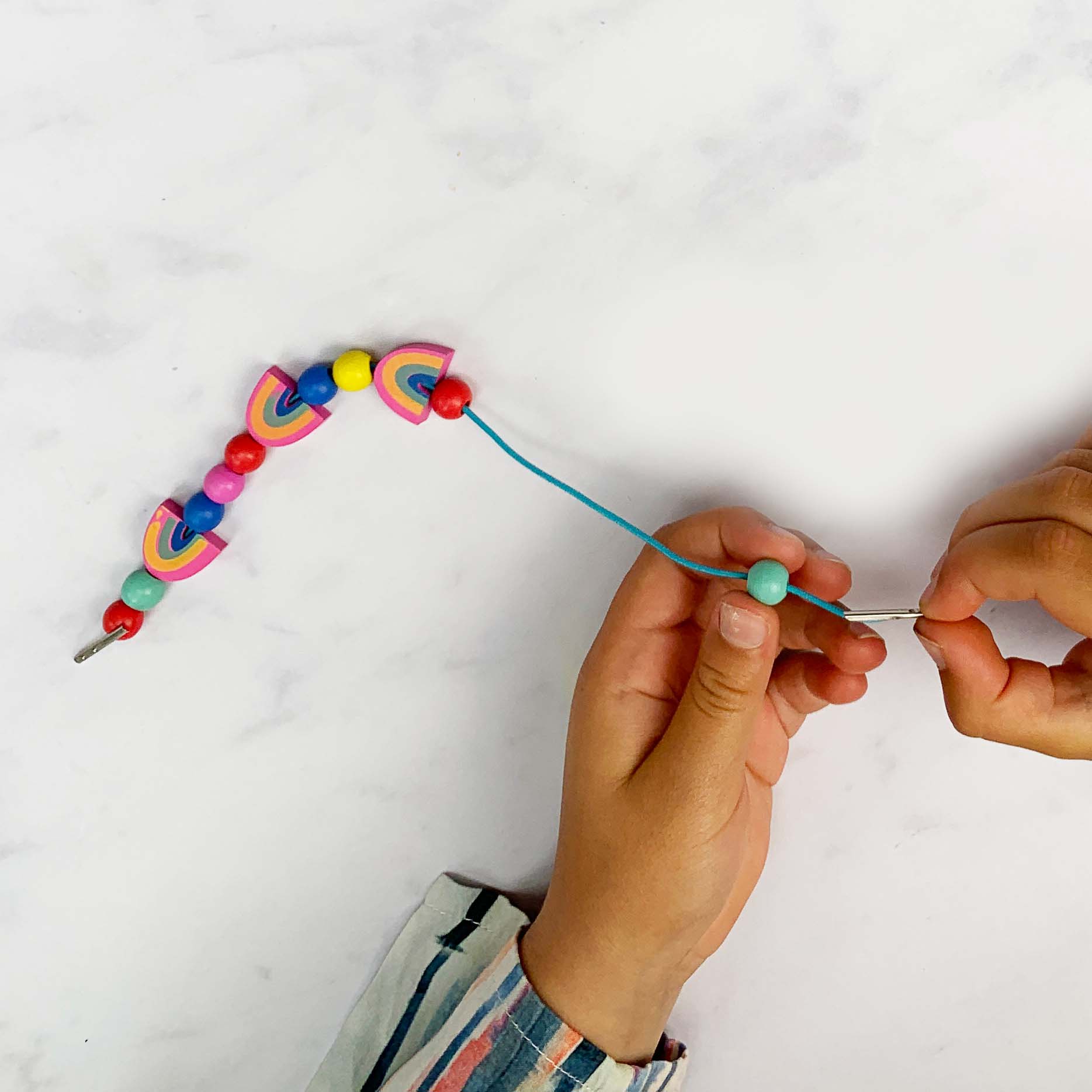 Make a bracelet "Rainbow" creative kit