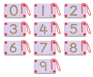 Magnetische Schreibtafel "Zahlen 0 bis 10"