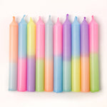 Colorful birthday candles, set of 10