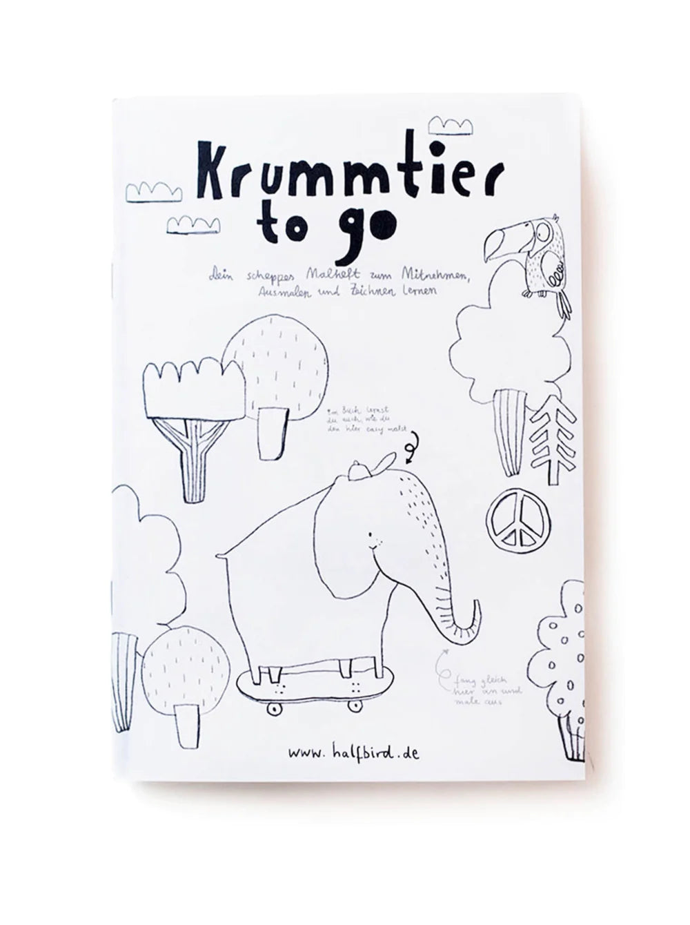 Ausmalbuch | Malheft "Krummtier to go"