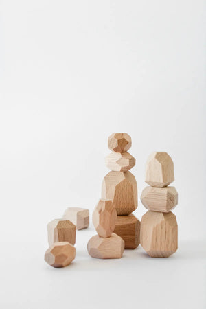 Stapelsteine aus Holz, 20-er set