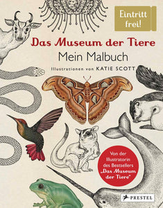 Das Museum der Tiere. Mein Malbuch