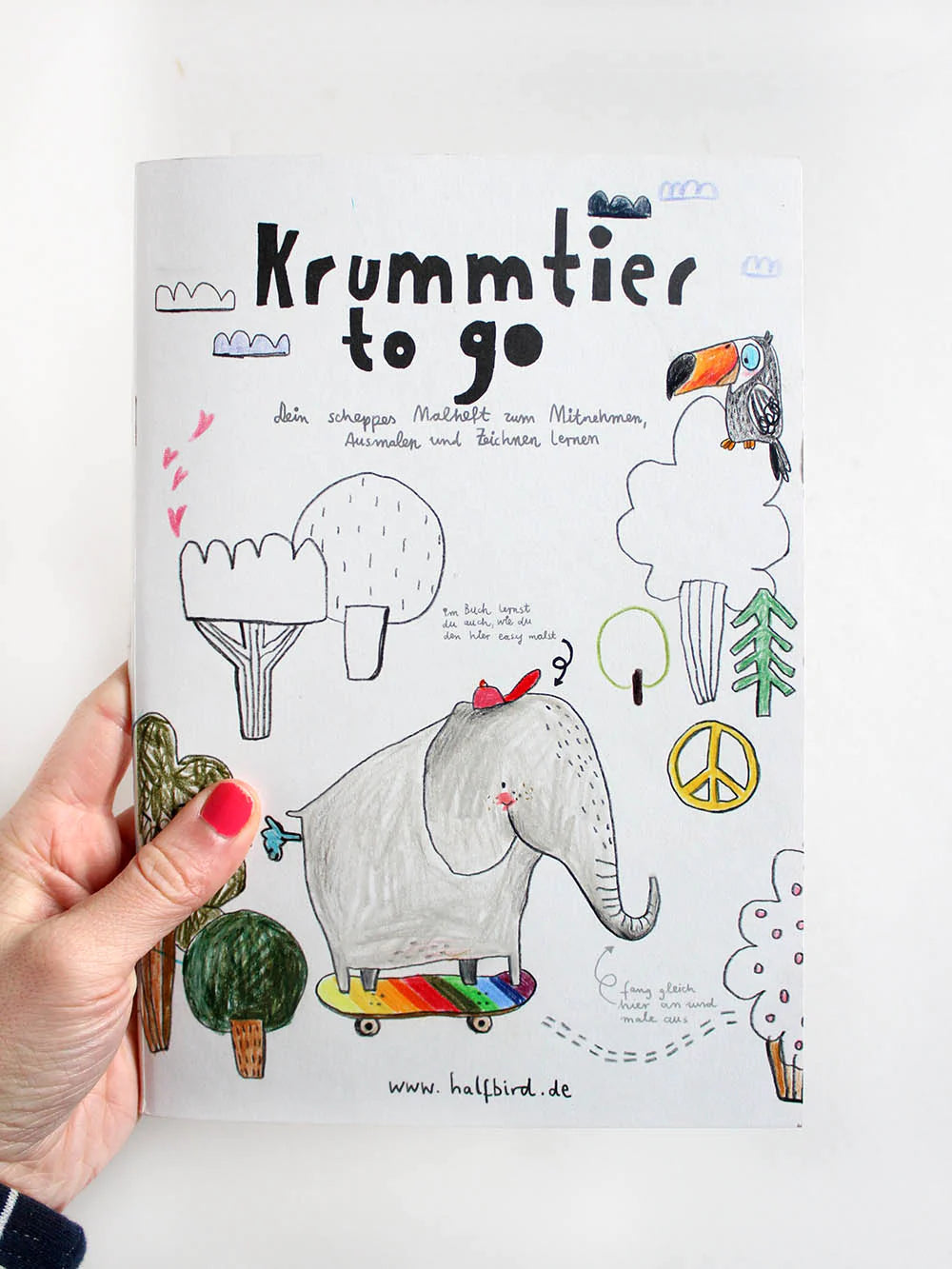 Ausmalbuch | Malheft "Krummtier to go"