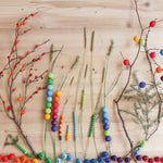 Grimm's colorful wooden beads, 480 pieces