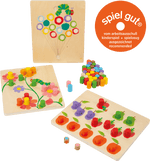 "Raupe Nimmersatt", Lernspielzeug zum Sortieren und Farben lernen