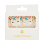 Candles unicorn, set of 5