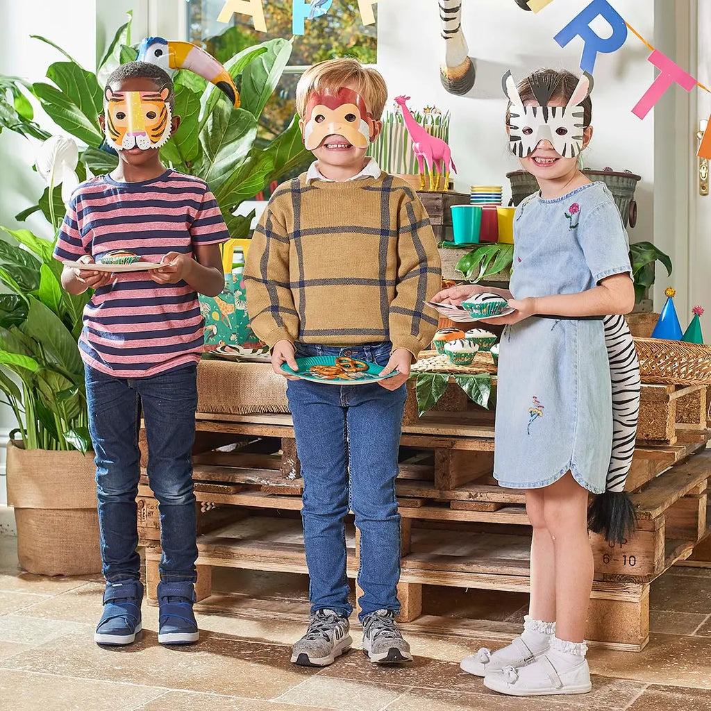 Party-Masken Tiere (8 Stück)