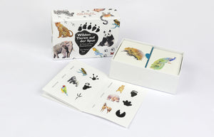 Memo game "On the trail of wild animals"