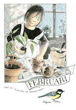 Set of 12 monthly postcards by Elsa Beskow