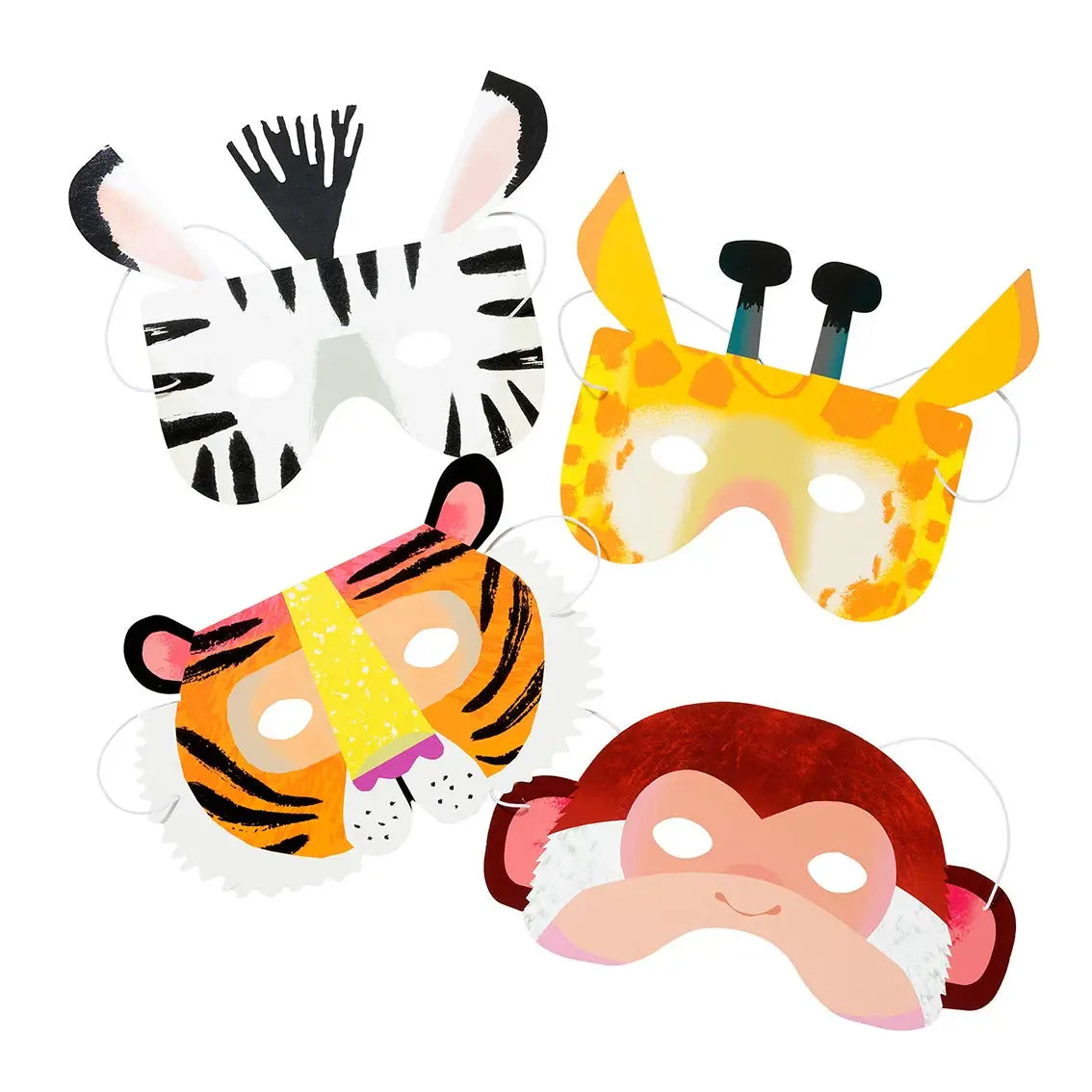 Party-Masken Tiere (8 Stück)