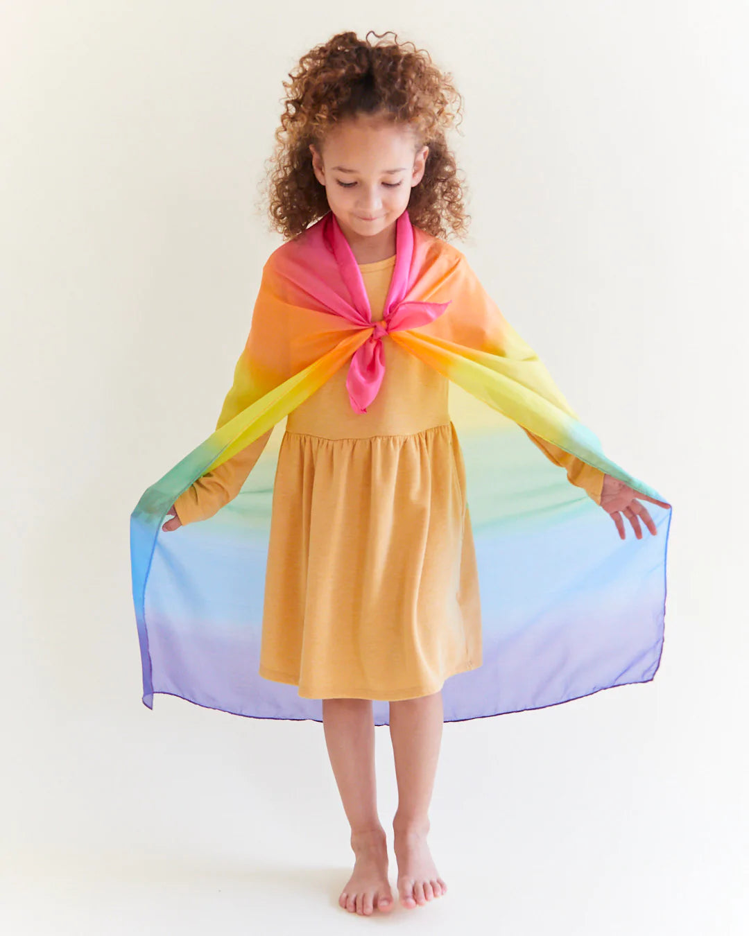 Serviette de jeu en soie «Rainbow» de Sarah's Silks